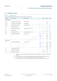 PBSS5255PAPSX Datasheet Page 3