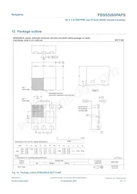 PBSS5260PAPSX Datasheet Page 12