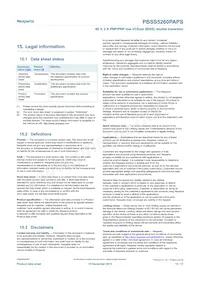 PBSS5260PAPSX Datasheet Page 15