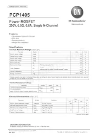 PCP1405-TD-H Datasheet Cover