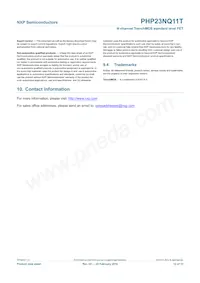 PHP23NQ11T Datasheet Page 13