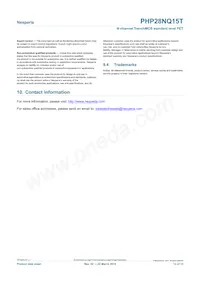 PHP28NQ15T Datasheet Page 12