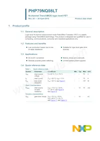 PHP79NQ08LT Datenblatt Seite 2