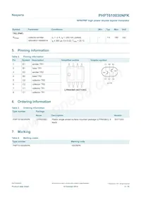 PHPT610030NPKX Datasheet Page 2
