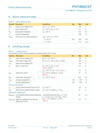PHT4NQ10T Datasheet Page 3
