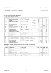 PHT6NQ10T Datasheet Page 3