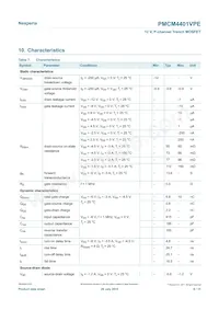 PMCM4401VPEZ Datasheet Page 6
