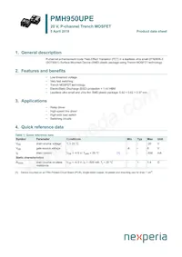 PMH950UPEH Datasheet Cover