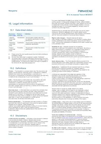 PMN40ENEX Datasheet Page 14