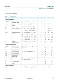 PMN70XPX Datasheet Page 7