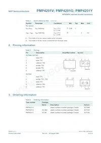 PMP4201Y/DG/B2 Datasheet Page 3