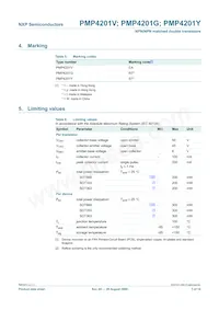 PMP4201Y/DG/B2 Datasheet Page 4