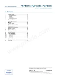 PMP4501Y Datasheet Pagina 15