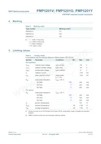 PMP5201Y/DG/B2 Datasheet Pagina 4