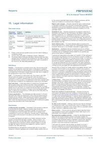 PMPB50ENEX Datasheet Pagina 13