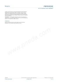 PMPB50ENEX Datasheet Pagina 14