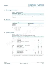 PMSTA56/8X Datasheet Page 2