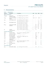 PMV33UPE Datasheet Page 6