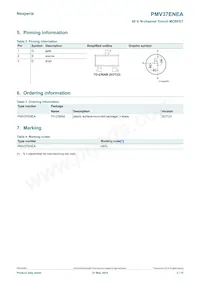 PMV37ENEAR Datasheet Pagina 2