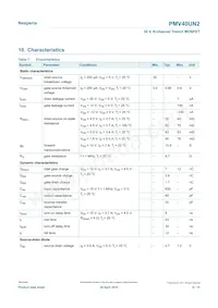 PMV40UN2R Datasheet Page 6