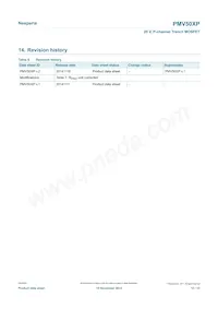 PMV50XPR Datasheet Page 12