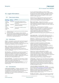 PMV50XPR Datasheet Page 13