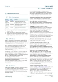 PMV65XPER Datasheet Pagina 13