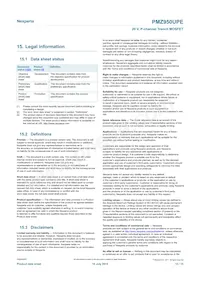 PMZ950UPEYL Datasheet Page 13