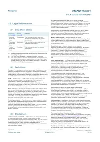 PMZB1200UPEYL Datasheet Pagina 13