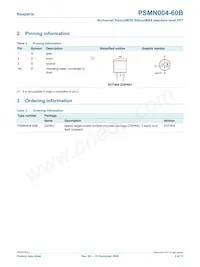 PSMN004-60B Datasheet Page 2