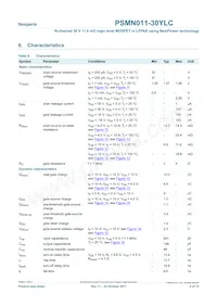PSMN011-30YLC數據表 頁面 6