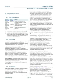 PSMN011-60MLX數據表 頁面 11