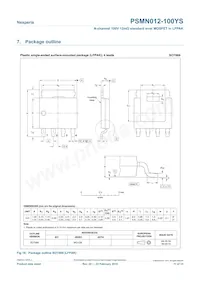 PSMN012-100YS Datasheet Page 11