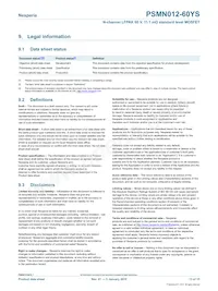 PSMN012-60YS Datasheet Pagina 13