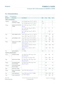 PSMN013-100BS數據表 頁面 5