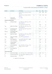 PSMN013-100PS Datasheet Pagina 6