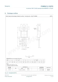 PSMN013-100PS Datasheet Page 11