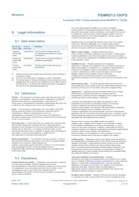 PSMN013-100PS Datasheet Page 12
