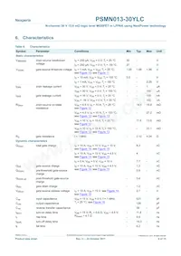 PSMN013-30YLC Datasheet Page 6