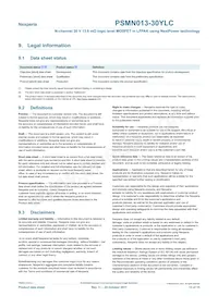 PSMN013-30YLC Datasheet Page 13