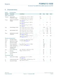 PSMN015-100B數據表 頁面 5