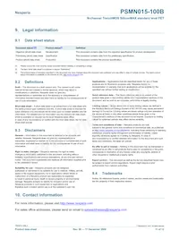 PSMN015-100B Datasheet Page 11