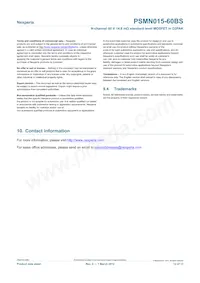 PSMN015-60BS Datasheet Page 12