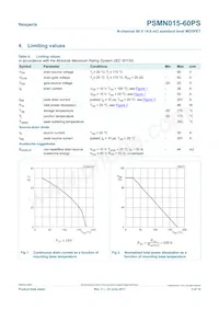 PSMN015-60PS Datasheet Page 3
