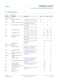 PSMN015-60PS Datasheet Page 6