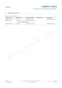 PSMN015-60PS Datasheet Page 11