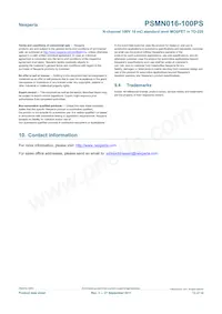 PSMN016-100PS Datasheet Page 13