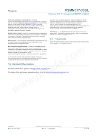PSMN017-30BL Datasheet Pagina 13