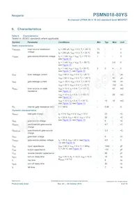 PSMN018-80YS數據表 頁面 6