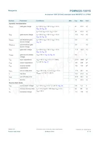 PSMN020-100YS Datasheet Page 6